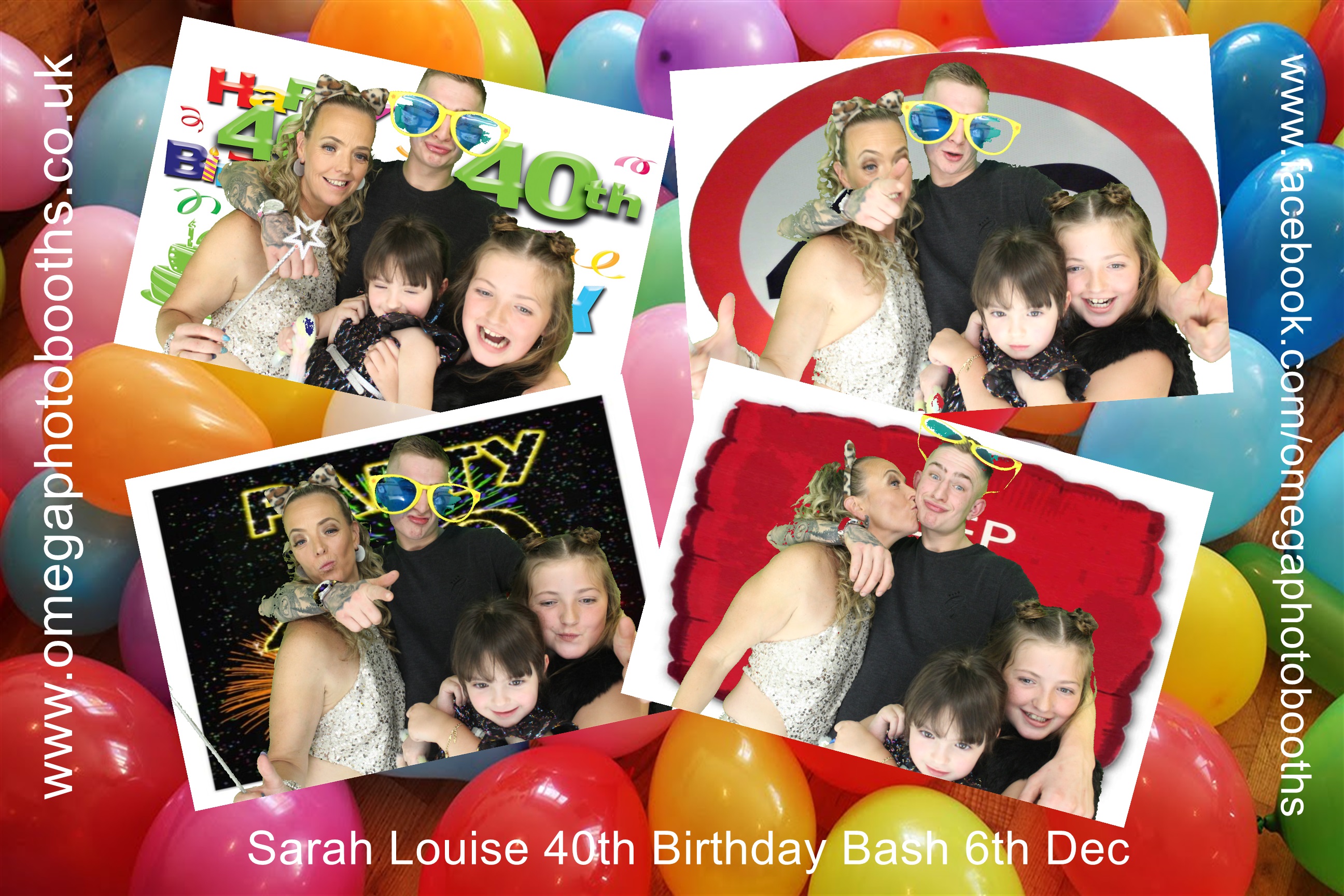 Sarah Louise 40th  | View more photos from the event at gallery.omegaphotobooths.co.uk/u/Omega-Photobooths/Sarah-Louise-40th